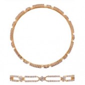 Beautifully Crafted Diamond Bangles in 18k Yellow Gold with Certified Diamonds - BR0109P